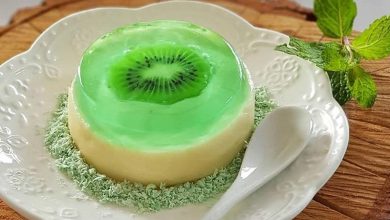 طرز تهیه و مواد لازم دسر کیوی پاناکوتا با طعمی دلنشین و بسیار خوشمزه دسر خوشمزه کیوی
