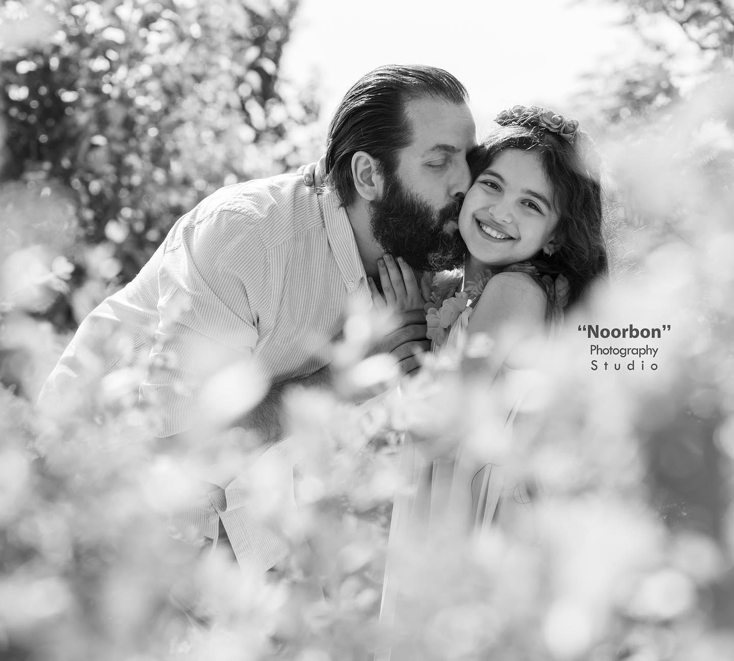 امیررضا دلاوری و دخترش دیار