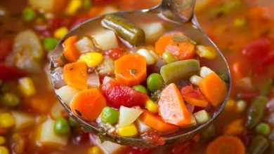 4 مدل غذای رژیمی سریع و ساده و خوشمزه خانگی سوپ سبزیجات