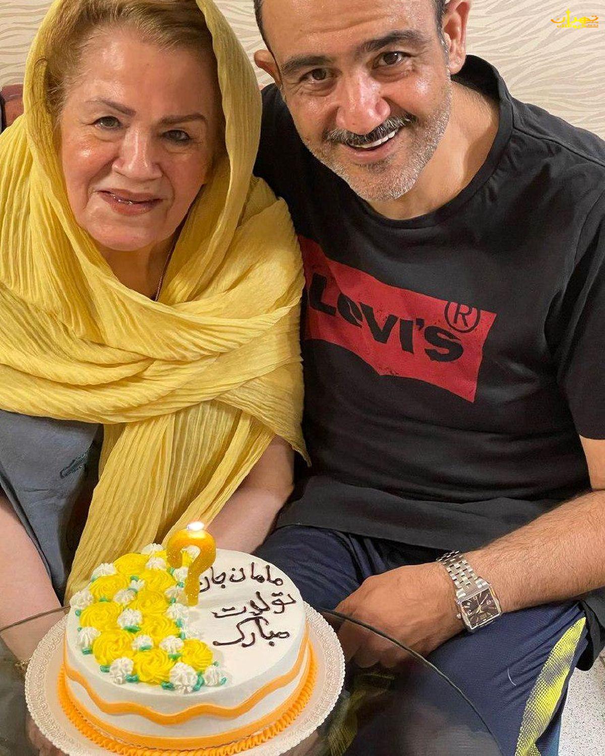 جشن تولد خانوادگی مهران غفوریان بازیگر ایرانی خانواده غفوریان