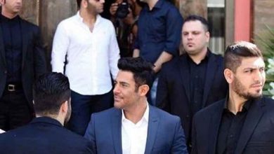 بازیگر معروف محمد رضا گلزار و بادیگارد هایش گیر افتاداند محمد رضا گلزار