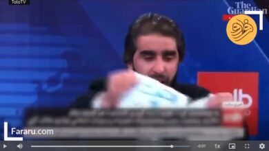 یک استاد دانشگاه فلسطینی در برنامه زنده مدرک خو را پاره کرد + عکس پاره کردن مدرک استاد دانشکاه