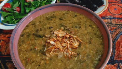 تهیه غذای مفید و فوری برای افراد دارای مریضی سرماخوردگی آش زمستانی