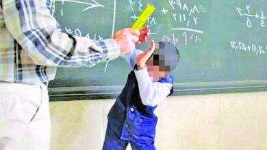 کتک زدن دانش آموز در مدرسه توسط معلم موجب زخمی شدن او شد کتک زدن دانش آموز