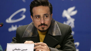 دیدار حسین سلیمانی با کارگردان مطرح سینمای جهان در کن دست دادن حسین سلیمانی با کارگردان معروف