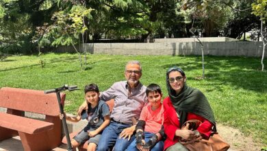 سپیده خداوردی در کنار شجاعی مهر مجری معروف سپیده خداوردی و شجاعی مهر