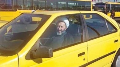 جنجال دوباره یک عکس روحانی مسافرکش مسافرکشی یک روحانی