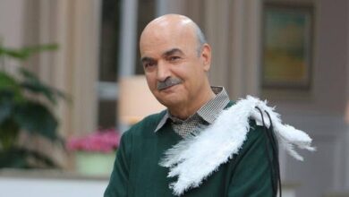 جشن تولد ایرج طهماسب در کنار علیرضا خمسه و دیگر بازیگران ایرج طهماسب