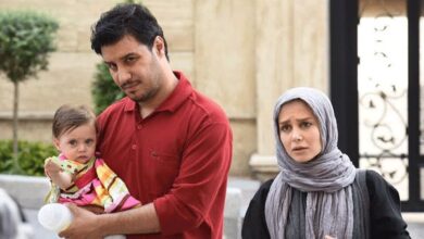 دیدار عاشقانه الناز حبیبی و جواد عزتی بازیگران سریال دردسر های عظیم، در مشهد دیدار الناز حبیبی و جواد عزتی