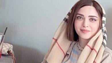 سلفی بهنوش طباطبایی با استایل رنگی رنگی و بامزه بهنوش طباطبایی