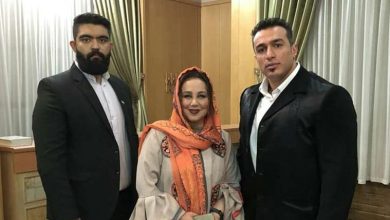 فیلم بهنوش بختیاری و بادیگارد هایش در خیابان جنجال جدیدی به پا کرد فیلم بهنوش بختیاری و بادیگارد هایش